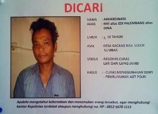 Doorrr !! Edi Palembang ditembak sebelum ambil senjata
