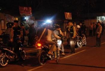 Ratusan remaja pembalap liar Pekanbaru diangkut, Ryan nekat tabrak posko