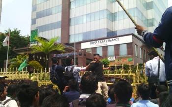 Rebut Blok Kampar, Pendemo: PT Medco Hengkang dari Riau !