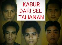 Tahanan di Riau kabur lagi, Polres Inhil sebar foto 5 pria ini..