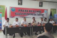 Hasil kerja BNNP Riau selama 2017, kalau dilihat angkanya kecil