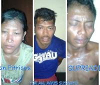 Tiga Buronan Pembunuh di Lampung Dibekuk Polisi Inhil