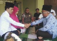 Pengedar narkoba di Riau menikah di Masjid Kantor Polisi
