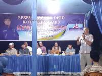 Reses Di Kelurahan Sialang Sakti, Heri Setiawan Respon Kader Posyandu