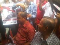 Menang versi Quick Count, Tim Jokowi JK  Riau Gundulkan Rambut