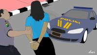 Jual narkoba di loket bus, sepasang suami istri diciduk polisi