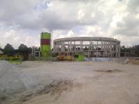 Aneh! Peralatan PT Hutama Karya "standby" dilokasi Gedung daerah Siak saat proses lelang ke II