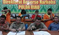 Polda Riau ungkap penjual sabu dan ekstasi jaringan Aceh
