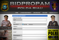 Oknum Polisi di Riau langgar aturan? Laporkan di situs ini..