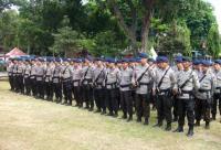 Ratusan Personil Polres Rohul Amankan Pawai Takbir Idul Fitri 1436H