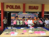 Polres Bengkalis Sita Sabu-Sabu Ekstasi Senilai Rp70 Miliar