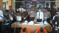 Polres Siak Musnahkan 5,9 Kilogram Sabu-Sabu dan 4.856 Ekstasi