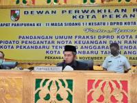 Lewat Paripurna, Fraksi DPRD Pekanbaru Sorot Realisasi PAD Tahun 2021 Tidak Objektif