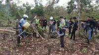 Patroli bareng Komunitas Terabas, Kapolres Kuansing pergoki warga sedang bakar lahan