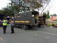 Sempat Memanas, Demo Suku Sakai Selesai, Massa Diangkut Truk Satpol PP