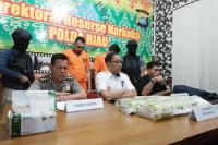 Polda Riau Gagalkan Penyeludupan Delapan Kilogram Sabu Asal Malaysia 