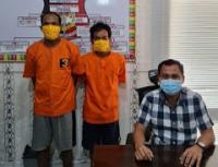Polsek Bukit Raya Gulung Pelaku Pencuri Tembaga & Batrai di Balai Sudirman Pekanbaru
