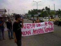 Tak mau diajak diskusi, Mahasiswa sesalkan sikap Kapolres Rohul
