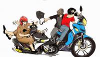 Street Crime Pekanbaru, Pengendara RX King secepat kilat rampas tas wanita