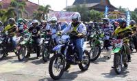 Naik Motor Trail, Bupati Inhu H Yopi Arianto Jelajah Daerah dan Jemput Aspirasi Warga