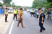 Polresta Pekanbaru turunkan personel bersenjata api pasca kerusuhan Lapas Sak