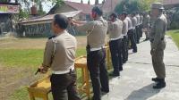 Seluruh Polantas Polda Riau Ikut Latihan Menembak