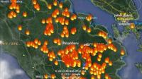 Lagi! Hotspot Riau Tertinggi se-Sumatera, Tesso Nilo Ikut Terbakar