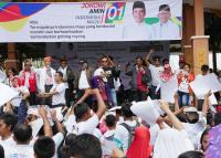 Sasar Kota Pangkalan Kerinci, Relawan Jokowi minta jangan percaya Fitnah