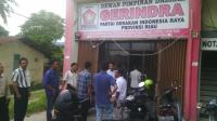 Geruduk Kantor DPD, Ketua PAC Gerindra se-Inhu Minta Ketua DPC nya Dicopot