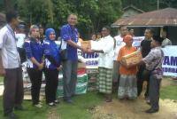 Wujud Peduli, PT SPS Yamaha dan PKS Indo Makmur kirim Bantuan