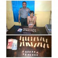 Dua Pengedar Narkoba dibekuk Polsek Bagan Sinembah