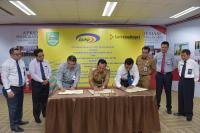 Pemkab Rohul MoU Kasda Online dengan Bank Riau Kepri dan BPKP Riau