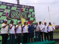 Dimas Febri Team BSP Raih Jersey Merah Putih Tour de Siak