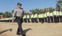 Polda Riau Gelar Pasukan Operasi Ketupat di Kantor Gubri