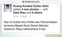 Aneh! Anggota DPRD Pekanbaru belajar politik dari koruptor