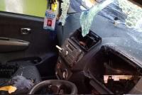 Material Ruko Oxy Reflexi Pekanbaru, Timpa Mobil dan Pengendara