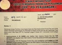 Surat Rekom DPP PDIP untuk HM Harris beredar, Zukri: Itu betul, tapi..