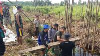 700 personil TNI-Polri di Riau kuras tenaga bangun 85 sekat kanal