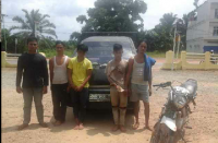 Polsek Bangko Pusako sikat bandit "Bajing Loncat" Rohil