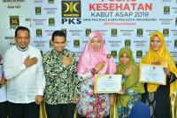 DPW PKS Riau, Resmi Menutup Posko Penampungan Kabut Asap Hari ini