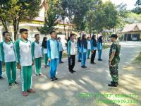 Danramil Tanamkan Jiwa Patriotisme Kepada Paskibra
