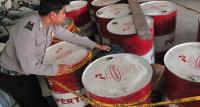 Polres Pelalawan Amankan Ribuan Liter Minyak tanah