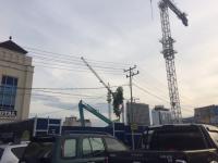 Meski berbahaya, pengembang sebut crane tower di Simpang SKA Pekanbaru takkan dipindahkan
