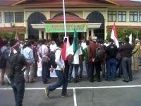 Bersempena hari Korupsi Sedunia, Ratusan Ormas di Rohul Demo