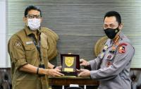 Kapolri - Menparekraf Kapolri Bahas Penguatan 5 Destinasi Super Prioritas 