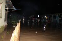 Hujan Deras, â€ªRumah dan Pasar di Bagan Batu Rohil terendam banjir