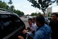Wakil Bupati Bengkalis Bungkam Usai Diperiksa Polda Riau