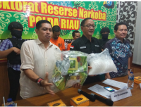 Polda Riau Sita Empat Kilogram Sabu-sabu Senilai Rp6 Miliar