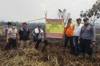 Terbakar lagi, areal PT Langgam Inti Hibrindo di Police Line