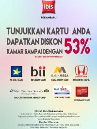 Asyik, Ibis Pekanbaru Bagi-bagi Diskon Kamar Hingga 53 Persen